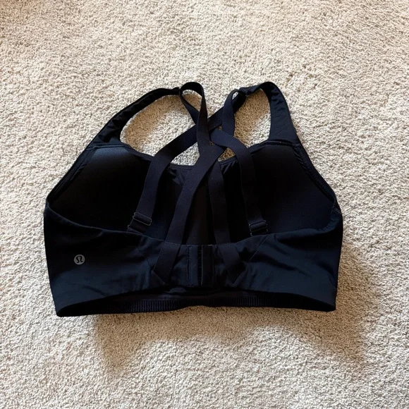 Lululemon Black High Energy Sports Bra 38DD - Picture 4 of 5